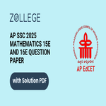 AP SSC 2025 Mathematics 15E and 16E Question Paper with Solution Pdf